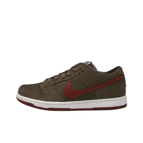 Nike Dunk SB Low Топ Скейтборд Кроссовки Унисекс Коричневый