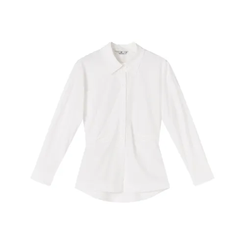 XIANGYING Белые Женские Рубашки