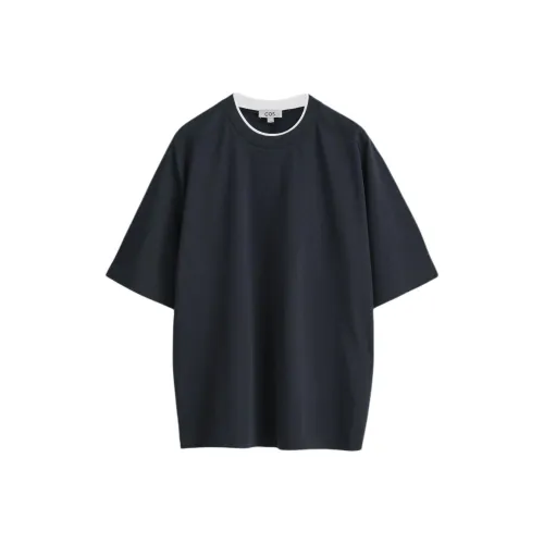 COS Черный Белый Мужские T-рубашки