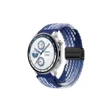 Градиент Синий [Магнитная застежка, ткань, вязаный ремешок]