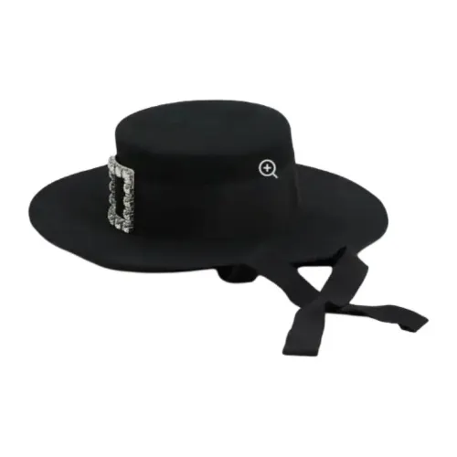 Roger Vivier Чистая шерсть Войлок Цилиндры Женские Черный