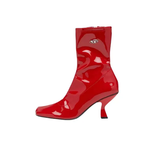 DIESEL Ботильоны 7,5 см Женские Красные