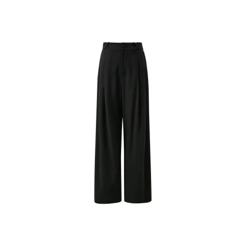 3COLOUR Классический черный женские повседневные брюки