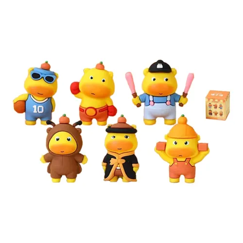 DUOMIAOYOU Капибара Кукла Фигурка Слепые коробки Один Mystery Коробка Целая коробка 6 шт