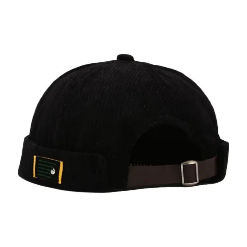 YANGQIYINGTAO Вельветовая шляпа с кожаным ремешком унисекс