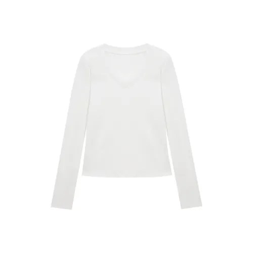 SUSANSAN Белые Женские T-рубашки