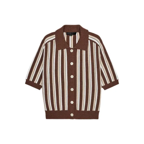 ZARA Коричневый Женское Поло