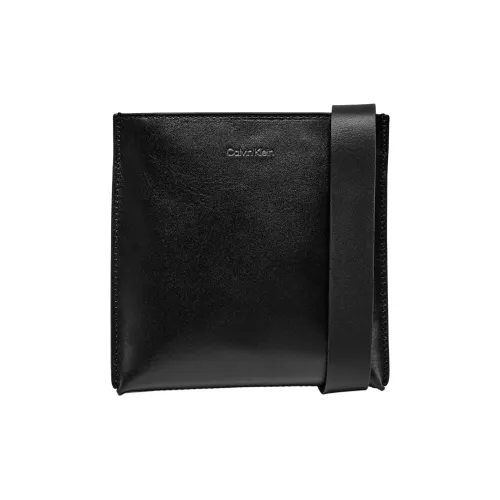 CALVIN KLEIN Кожа Сумка через плечо Сумка на плечо Маленькая Мужская Черная