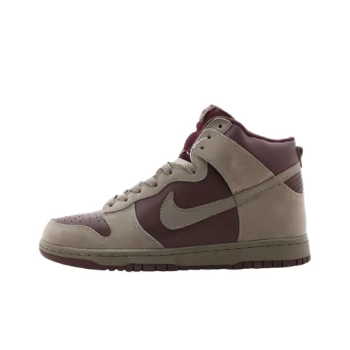 Nike Dunk High Топ Скейтборд Кроссовки Мужские Коричневые