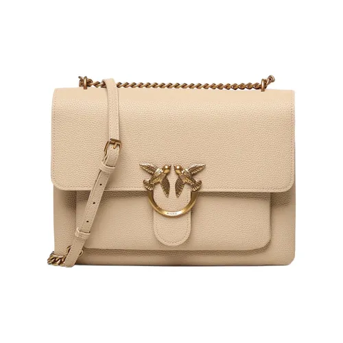 PINKO Кожа Сумка через плечо Женская Бежевая