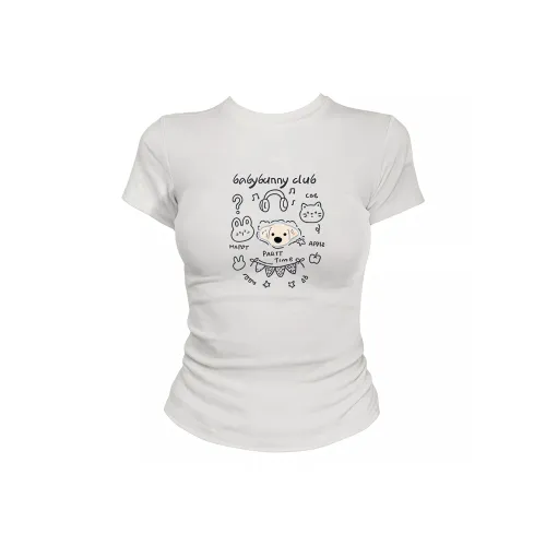 GOSO Белый Серый Женские T-рубашки