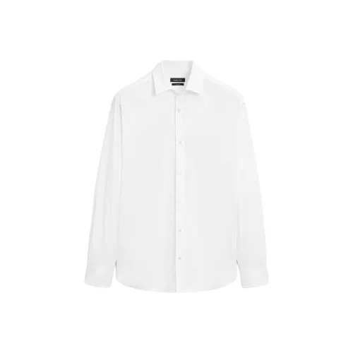 Massimo Dutti Белые Мужские Рубашки