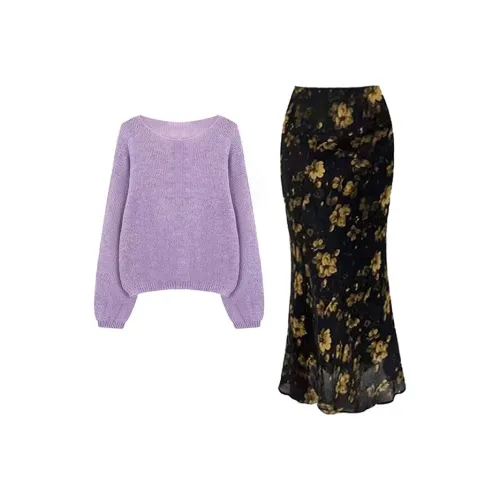 MARIE·COCO Топ+Юбка Женские Комплекты Юбка