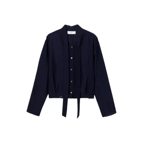 Dunst Галстук BLOUSE Темно-синий Рубашка Женская