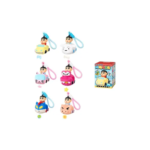 TOP TOY Карандаш SHIN Chan Dash Car Плюшевый Ароматерапия Слепые коробки Один Mystery Коробка Целая коробка 6 шт