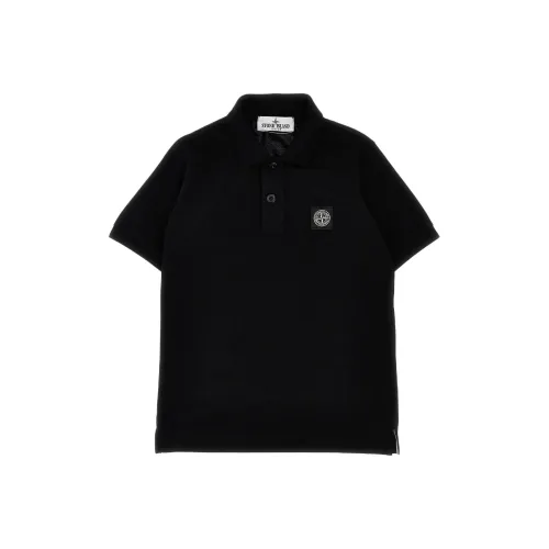 STONE ISLAND T-рубашка черная детская