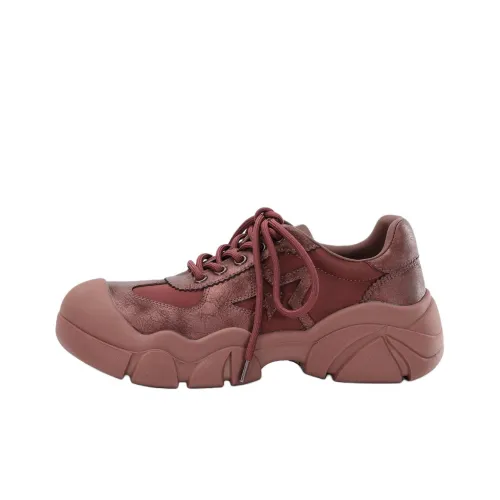 DIBO Soft and Cute Childhood Полированный Потертый Низкий Топ Casual Женские