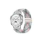 Gray Pink Blue [Магнитная застежка, ткань, вязаный ремешок]