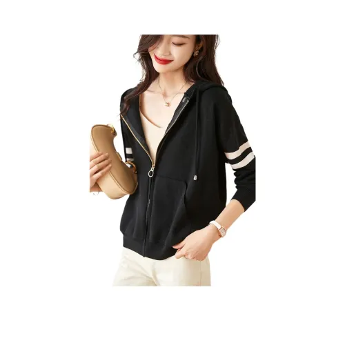 MOHANYIMEI Черные Женские Куртки