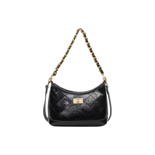 PINK·LAND ПУ (полиуретан) Сумка через плечо Сумка на плечо Женская Черный Экрю Бургунди Кофейный