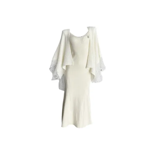 PNVB Белый Женский Комплект с Юбкой