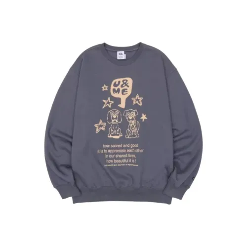 SCULPTOR Серый Синий Унисекс Свитшоты