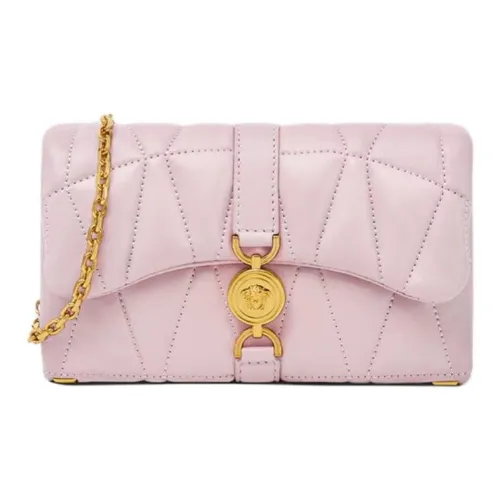 VERSACE Kleio Lambskin Crossbody Bag Shoulder Bag Mini Women's Light Pink
