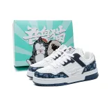 Белый/темно-синий