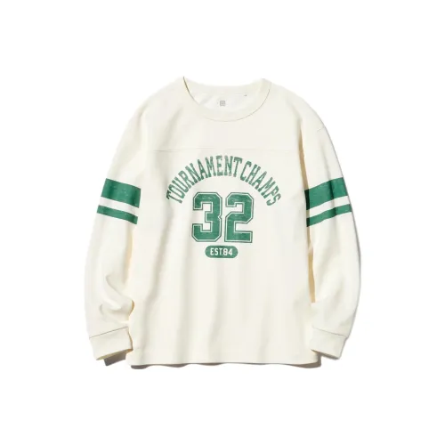 UNIQLO Экрю Kids T-рубашки