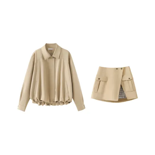 SKYA Khaki Женские Комплекты с Юбкой