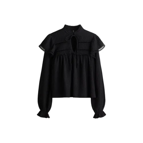 H M Черные Женские Рубашки