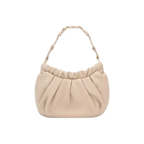 FERRAGAMO Vara Напп Кожа Сумка Мини Женская Песочного цвета