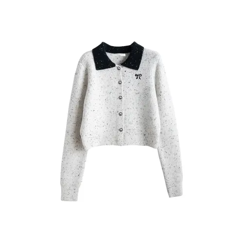 Tonlion Белый тон Женская трикотажная одежда