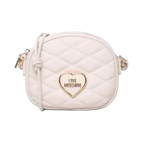 LOVE MOSCHINO Полиэстер с полиуретаном Сумка через плечо Женская Белая