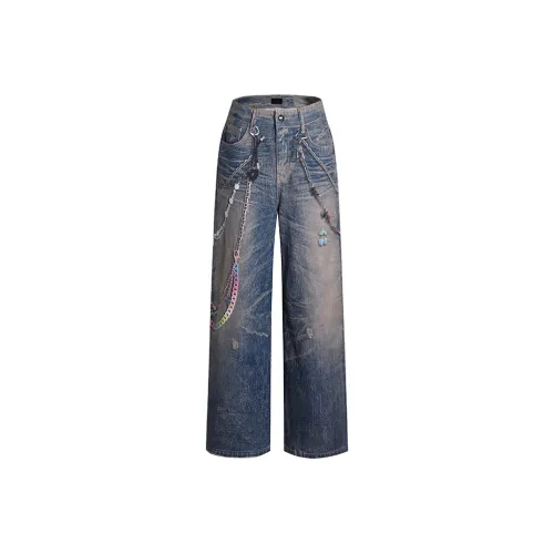 LIUREGALI Blue Women's Jeans LIUREGALI Синий Женские Джинсы