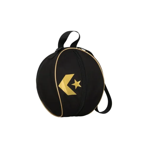 Конверс Нет Емкость Баскетбольная Сумка На открытом воздухе Сумка Полиэстер Черный Золотой Унисекс