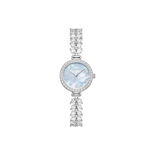 DAVENA Shining Adventure Collection Кварцевый механизм Стальной ремешок Часы Женские Жемчужная раковина Циферблат