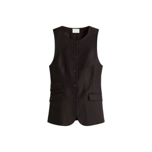 H M Темно-коричневые женские жилеты