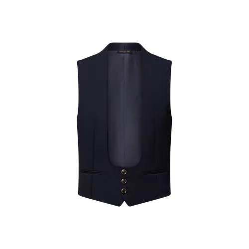 LOUIS VUITTON Мужские жилеты темно-морского синего цвета