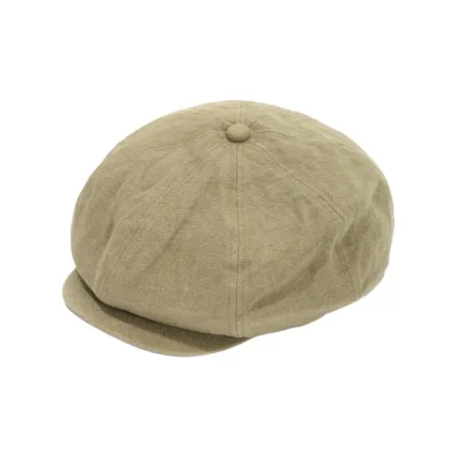 NIGEL CABOURN Linen Berets Men's Khaki