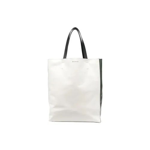 MARNI Museo Soft Коровья кожа Тоут Сумка Сумка для покупок Сумка Большая Мужская Белая