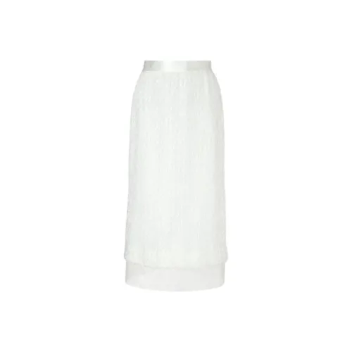 BESIONIA SS25 Повседневный Длинный Юбка Женские