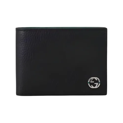 GUCCI Кожа Кошелек Мужской Черный