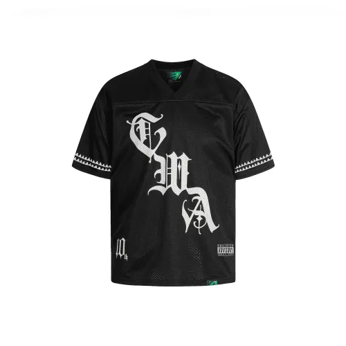 ChillHigh CWA Готический Сетка Американский Короткий рукав V-образный вырез Ледяной Хоккейный Джерси Быстросохнущий Дышащий T-рубашка Унисекс