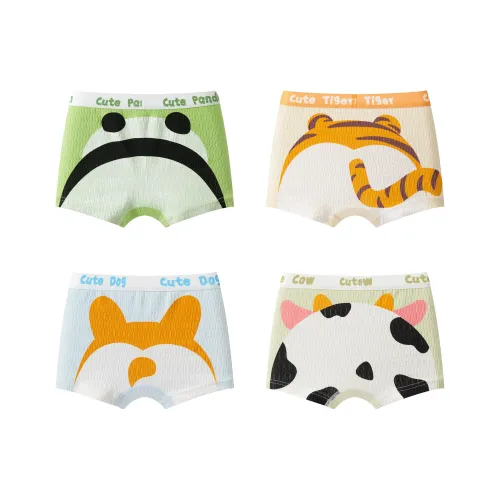 MIIOW Детские боксер-шорты для мальчиков и девочек нижнее белье