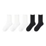 3 Белых + 2 Черных [100% хлопок / Устойчивый к образованию катышков / 10A Антибактериальный]