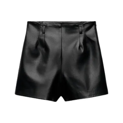ZARA Черные Повседневные Шорты для Женщин