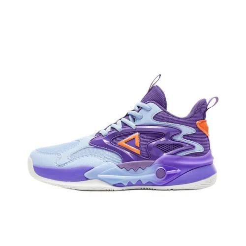 PEAK Rebound Support MID Топ Детские Баскетбольные Кроссовки Небесно-Синий Подростки