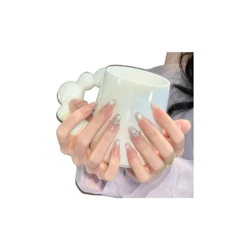 OCHIEN Ручная Nail Art Кожа Премиум Ледяной Прозрачный Кошачий глаз Планета Сверкающий Страз Кошачий глаз Nail Art