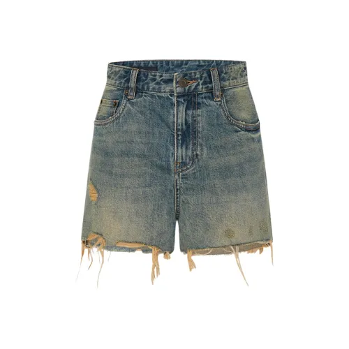 MO&CO Джинсовые синие женские джинсовые шорты